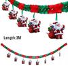 Merry Christmas Decorations Banner Garland Santa Claus Xmas Tree Party Hanging Ornaments Navidad Noel Happy New Year Home Decor