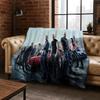 Fashion Fast & Furious X Dominic Art Flannel Blanket,Cozy Soft Throw Blanket for Home Bedroom Bed Sofa Picnic Cover Kid Gift