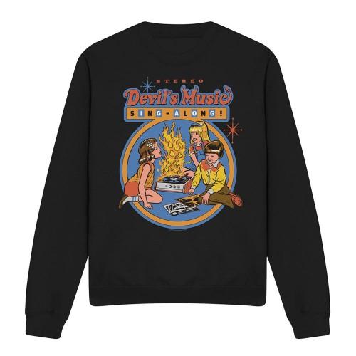 Steven Rhodes Unisex Adult Devils Music Singalong Sweatshirt