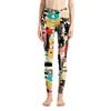 Fashion Geometric Pattern Printed High Waist Elasticity Pants Soft Trousers For Women Workout Tights Fitness Yoga Pants