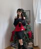 Atil Studio Velour Suede Mini Dewey Ribbon Shoulder & Crossbody Bag_[Wine]