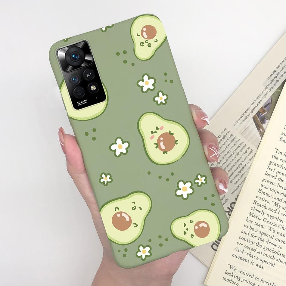 For Xiaomi Redmi Note 11 Pro 4G 5G Phone Case Cute Diasy Pattern Soft Silicone TPU Back Cover Funda For Redmi Note11 11Pro Coque