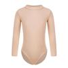 Fashion Winter Ballet Dance Thermal Underwear Warm Nude Color Dance Tights Elastic Figure Skating Yoga Bodysuit