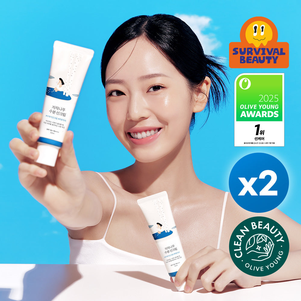 ROUND LAB Birch Hydrating Sunscreen 50ml x 2