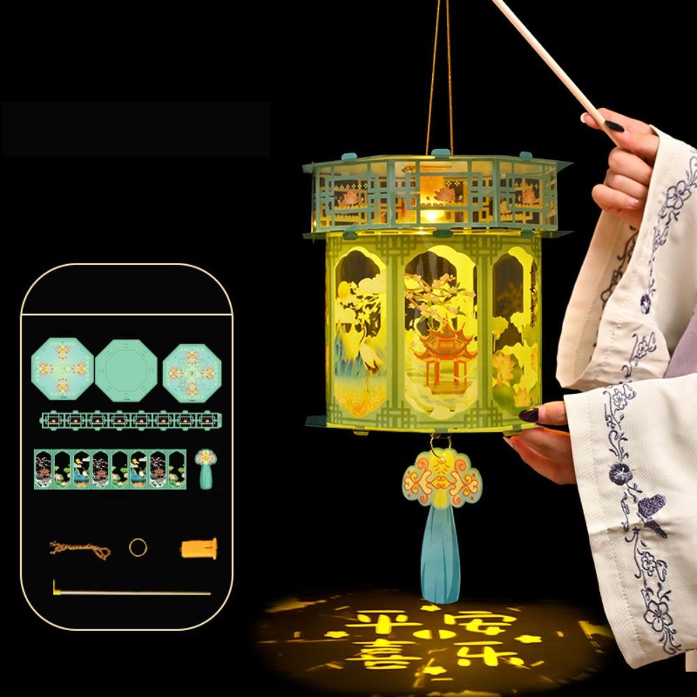Blessings Mid-Autumn Festival Lantern Good Luck DIY Lantern Material Kit Festival Decoration