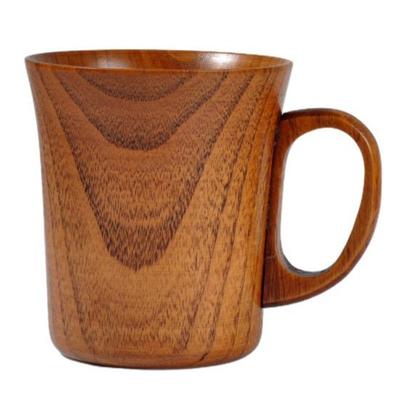 Japanese Style Fashion Natural Jujube Wood Tea Milk Mug 280ml Drinkware Beer Cup