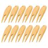 12Pcs Wooden Golf Divot Repair Tool Portable Green Maintenance Multifunctional Golf Fork Ball Marker Accessory 5