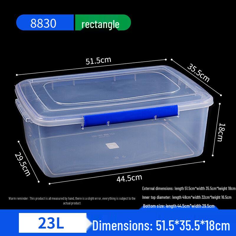 ZISIZ Rectangular Food Storage Container