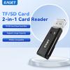 EAGET CR01  High-Speed Aluminum Alloy Card Reader USB Interface Memory Card Reader with Support for TF Card