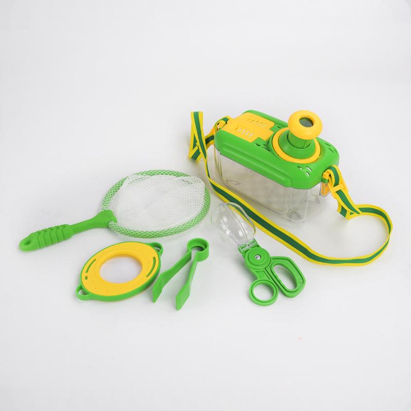 Kids' Adventure Kit: Insect Box, Compass, Magnifying Glass, Telescope for Outdoor Exploration