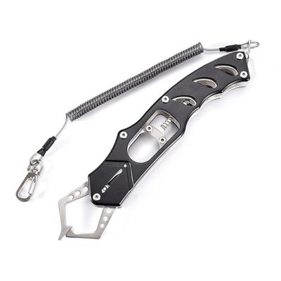 Rust-Resistant Stainless Steel Fish Grip, Lightweight Aluminum Alloy, Fluorescent, Fall Prevention Rope, Carabiner, Fish Grab, Fish Catcher,