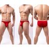 Men's Sexy Low-Rise Briefs Stylish Solid Color Comfort Underwear Breathable Body-Hugging Briefs