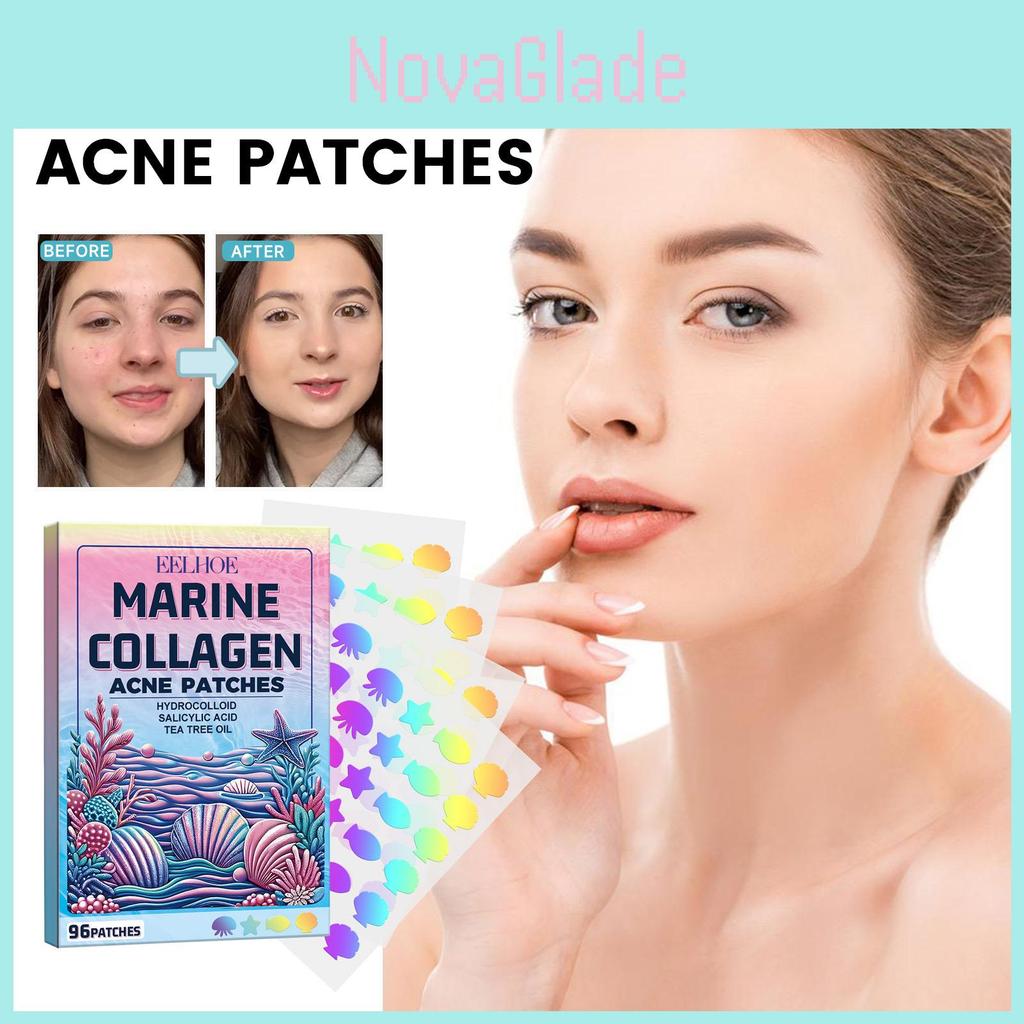 Eelhoe Cute Colorful Acne Patches Convenient Multi-shape Dots For Clear Skin Care