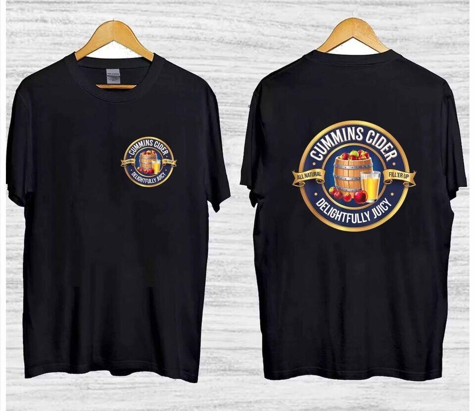 Haul Cummins Cider Funny T-Shirt, Cummins Cider 2 Side Black TShirt XXL