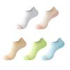 Women's Summer Mesh Breathable Sports Socks - Running, Marathon, Badminton, Boat Socks, Terry Loop Bottom, Short Style