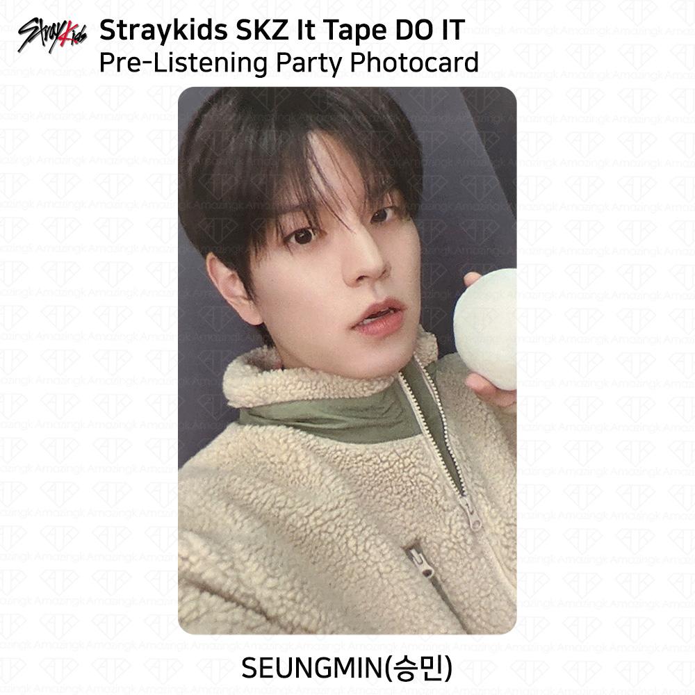 

Stray Kids SKZ It Tape DO IT Передпрослуховування Подія Фотокартка Бан Чан KPOP Seungmin