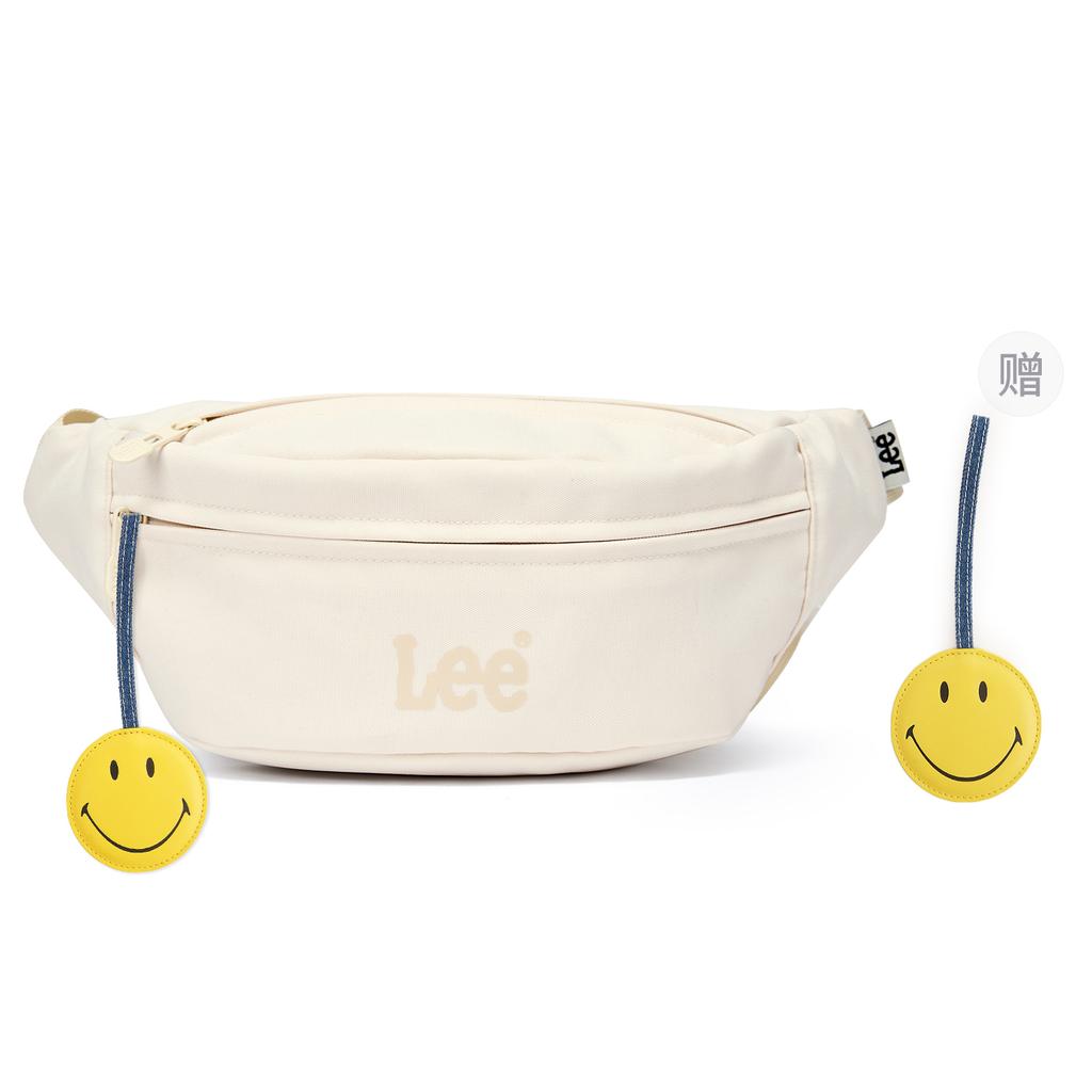 New Lee Denim Waist Bag Chest Bag Women's Sea Salt Gray/Cream White/Denim Blue LE240065M-602