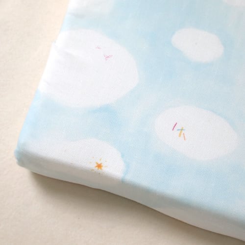 10mois  Dimoi  Naomi Ito Unryu Cotton Gauze One Touch Sheet  Patterned  18231022