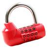 Four Number Digit Password U Padlock Combination Lock Lightweight Plastic Construction Indoor Drawer Wardrobe Luggage Security