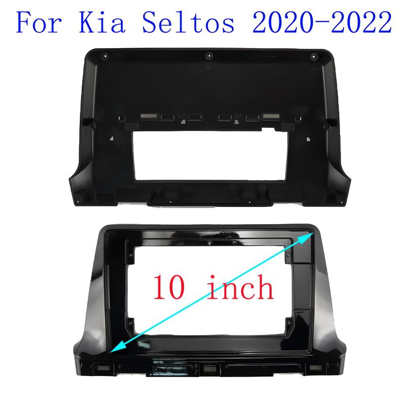 For Kia Seltos - Android Radio Dash Panel Car Accessories 10 Inch Car Fascia Frame Adapter
