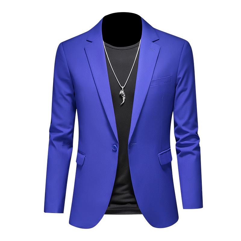 Men's Plus Size Slim Fit Blazer - Wedding & Business Attire