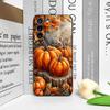 Retro Pumpkin Maple Leaf Flower Phone Case for Honor Huawei 200 Lite 100 400 PRO 80 90 70 X9 X8 Magic 7 6 Lite 5 Pro Soft Cover
