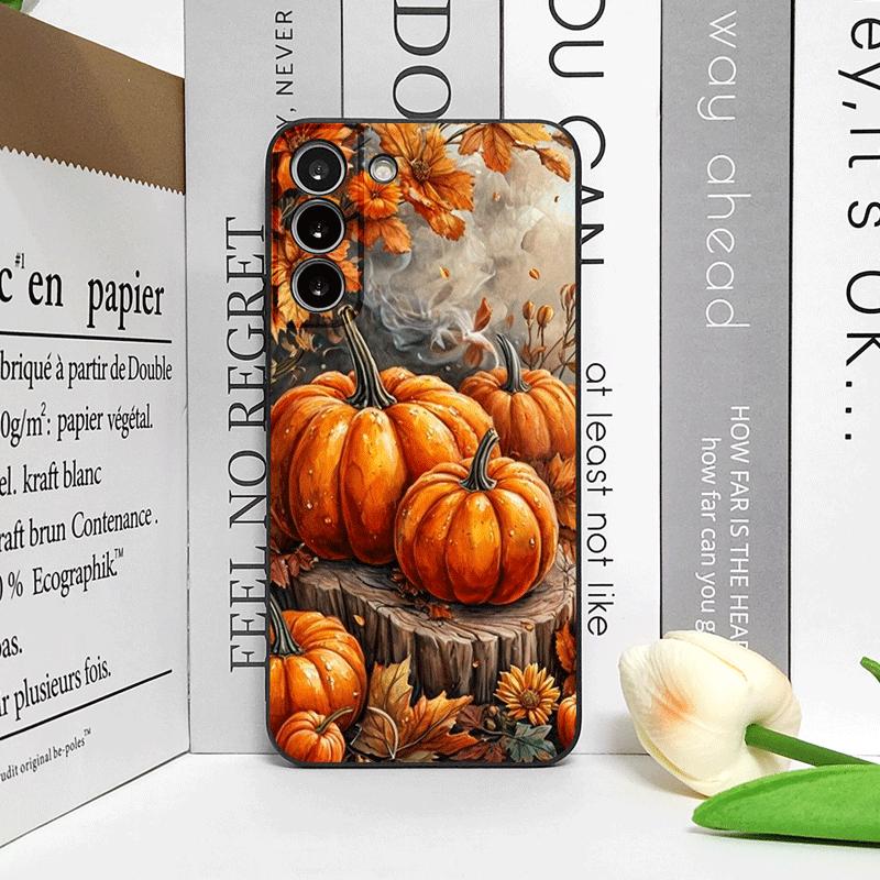 Retro Pumpkin Maple Leaf Flower Phone Case for Honor Huawei 200 Lite 100 400 PRO 80 90 70 X9 X8 Magic 7 6 Lite 5 Pro Soft Cover