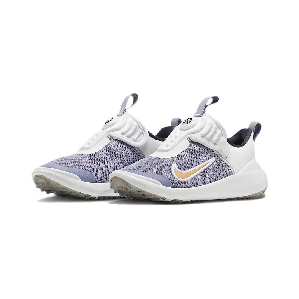 Nike E Series 1.0 PreSchool Slip Resistant Anti Kick Low top Kids' Running Shoes White Purple Kids' (Unisex) Kids' Casual Shoes DV4251 500
