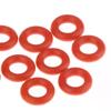 10 Pcs Food Grade Silicone O-rings Set Red VMQ Coffee Machine Pressure Tube Sealing Washers for Espresso Machine Repair Kit