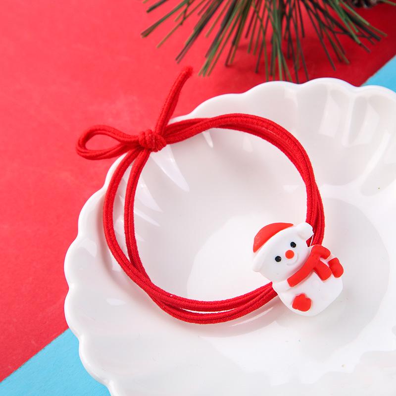 Girls' Christmas Santa Claus Hair Ties - Festive Headwear & Small Gifts