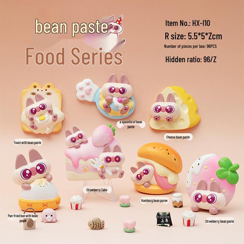 Creative Cute Cartoon Cat Emotion Blind Box Resin Desk Figurine Gift