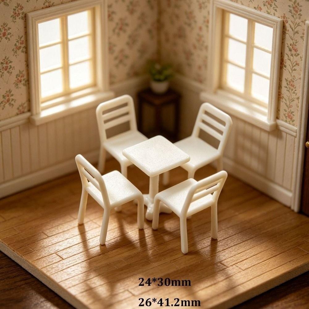 Multistyles Dollhouse Miniature Wood Desk  Doll House Decoration Accessories 5