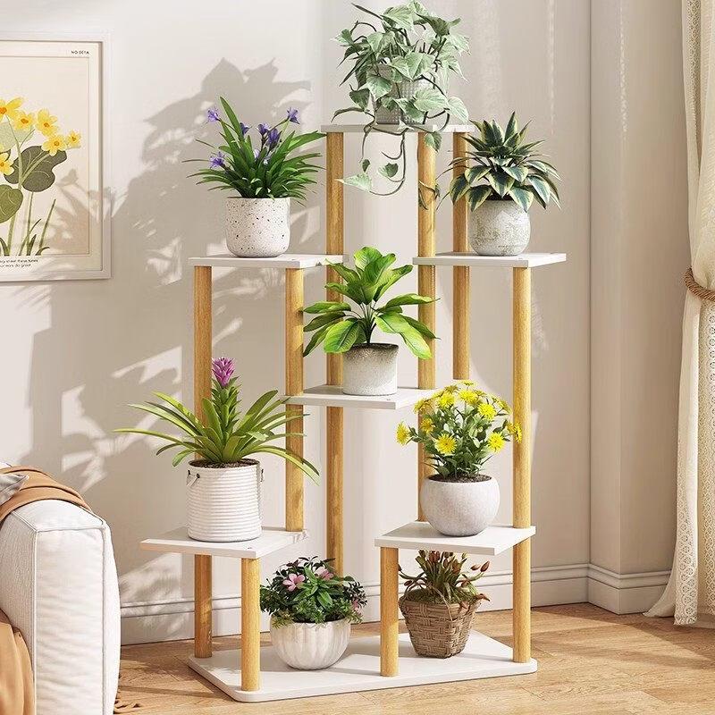 Premium Multi-Tier Wooden Indoor Flower Stand