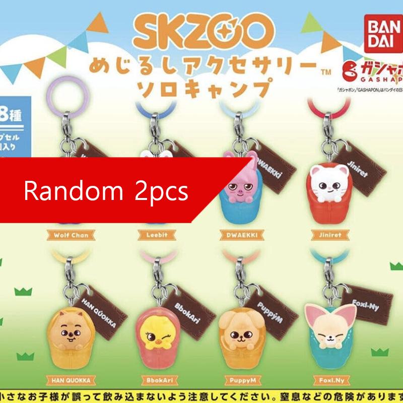 Stray Kids SKZOO Solo Camping Mejirushi Accessorio Capsula Giocattolo Giappone Gacha