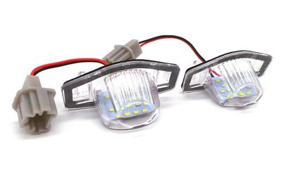 LED License Plate Lights 2x650lm, Set of 2 Compatible with Honda, Off-Road