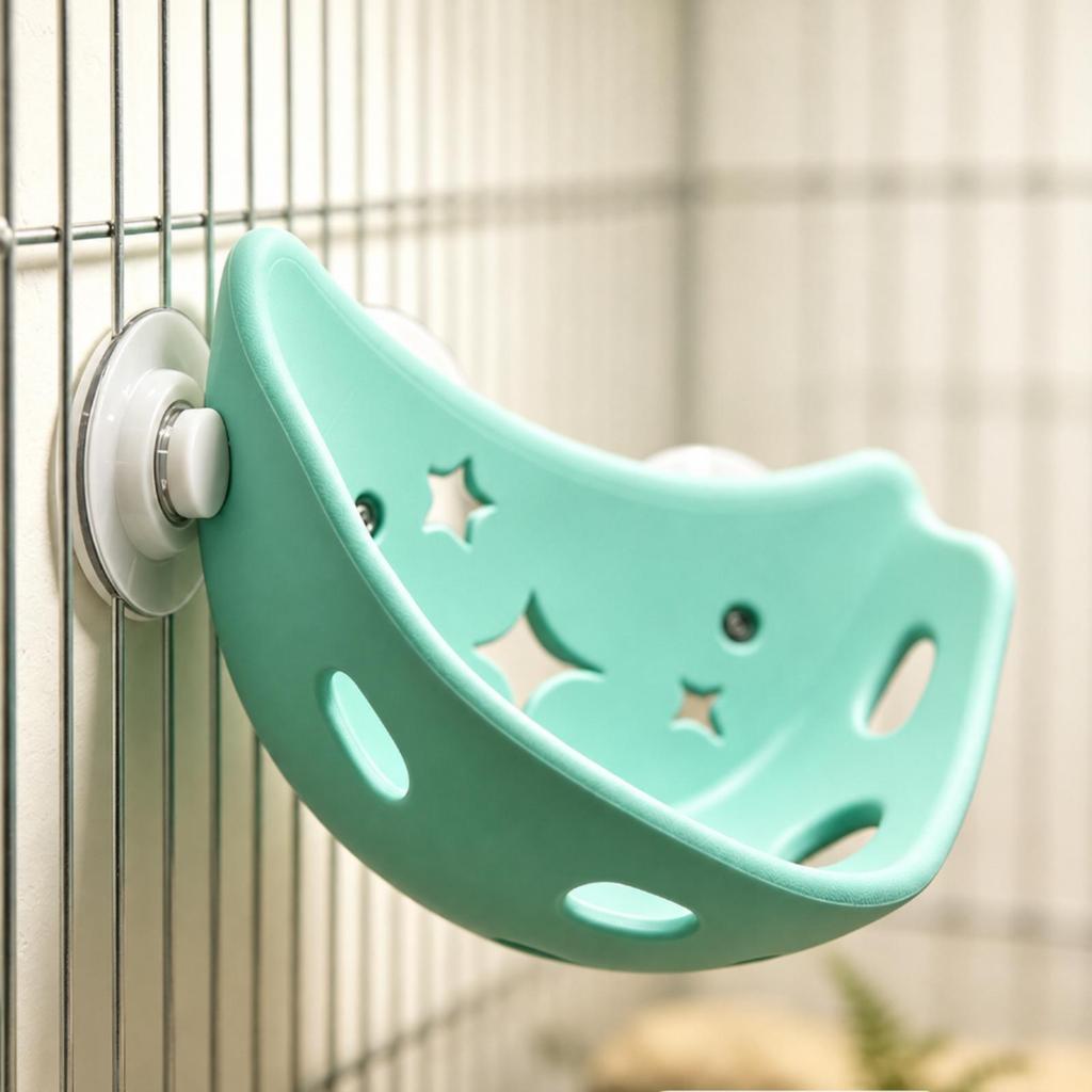 Bird Accessory sleekstarShaped Suction Cup Perch Curved
