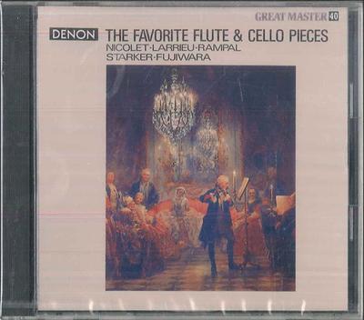 CD VARIOUS  Favorite Flute  Cello Pieces GES9393 COLUMBIA 1990 Japan Classical Used