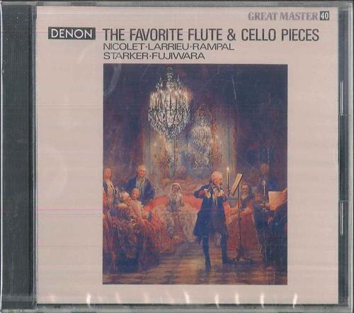 

CD VARIOUS Favorite Flute Cello Pieces GES9393 COLUMBIA 1990 Japan Classical Used
