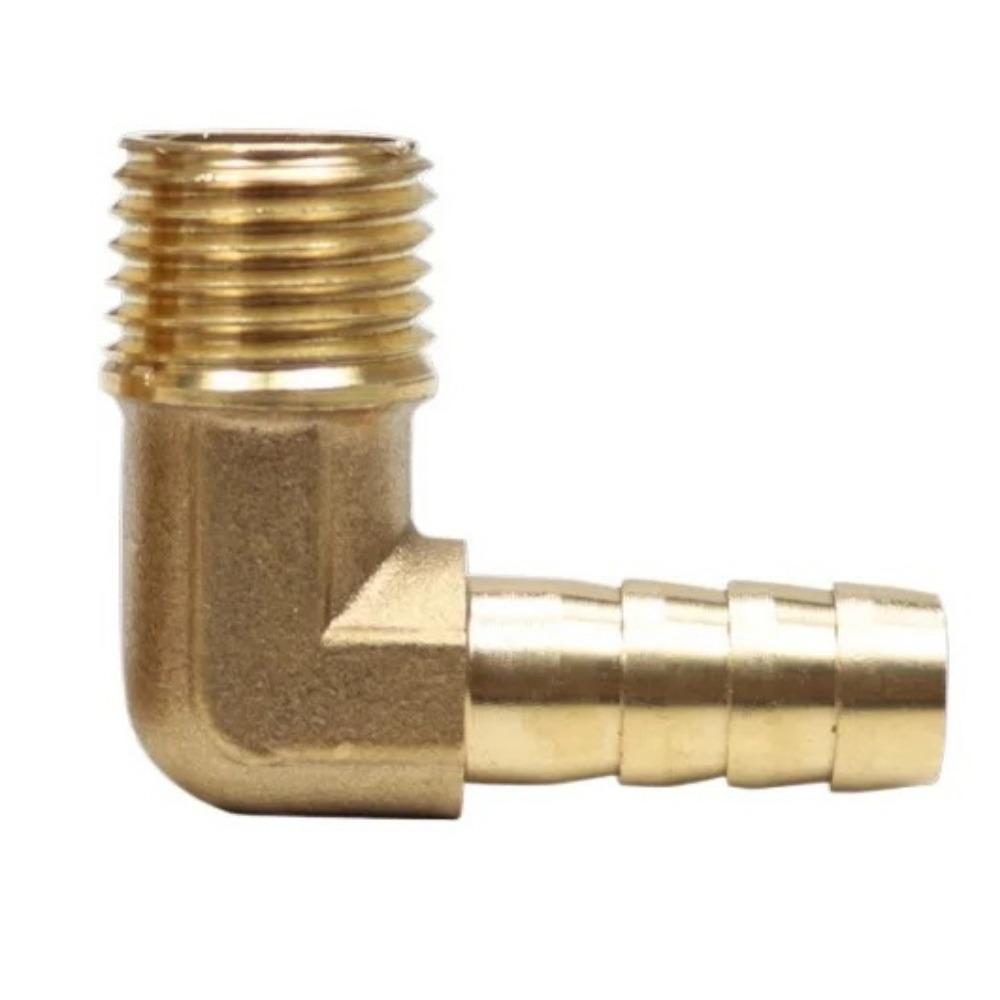 1/8" 1/4" 3/8" 1/2" 3/4" 1" NPT Male Female 1/8-1" Hose Barb Tail Nipple Straight Elbow 90 Deg Brass Pipe Fitting Connector