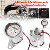Vitezometru pentru motocicletă 12V Vitezometru dublu Vitezometru Vitezometru Iluminare din spate Indicator de viteză