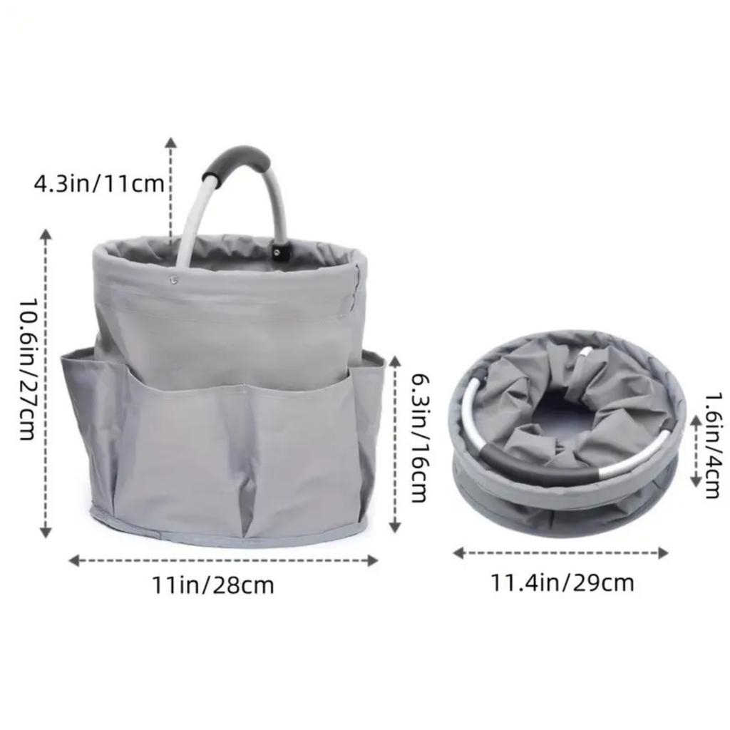 Portable Foldable Picnic Basket,Garden Tool Basket,Outdoor Hand Basket Outdoor Beach Baskets,Storage Baskets,Gift Baskets