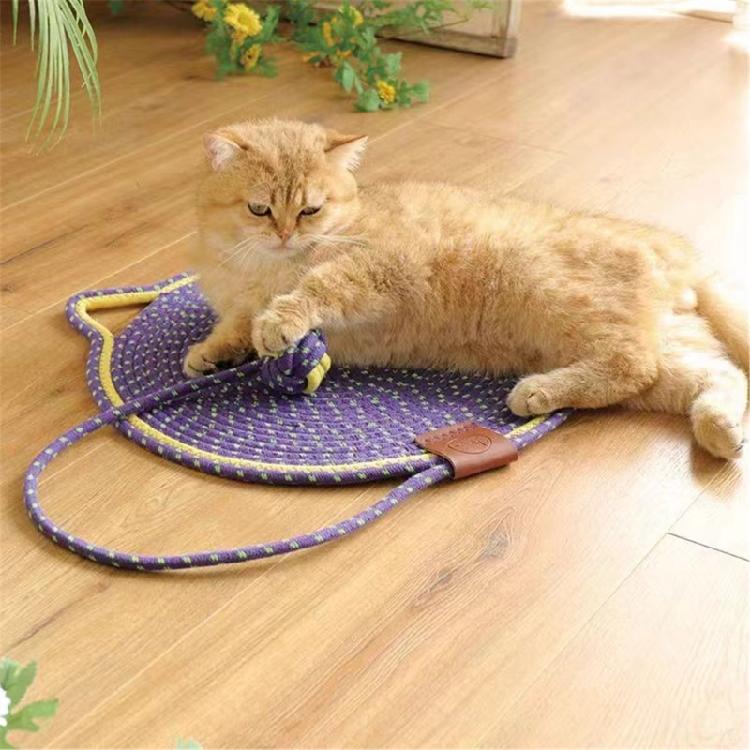 Cotton Rope Cats Scratcher Post Mat Essential Cats Toy for Claw Care Scratches-Resistant Engaging for Home