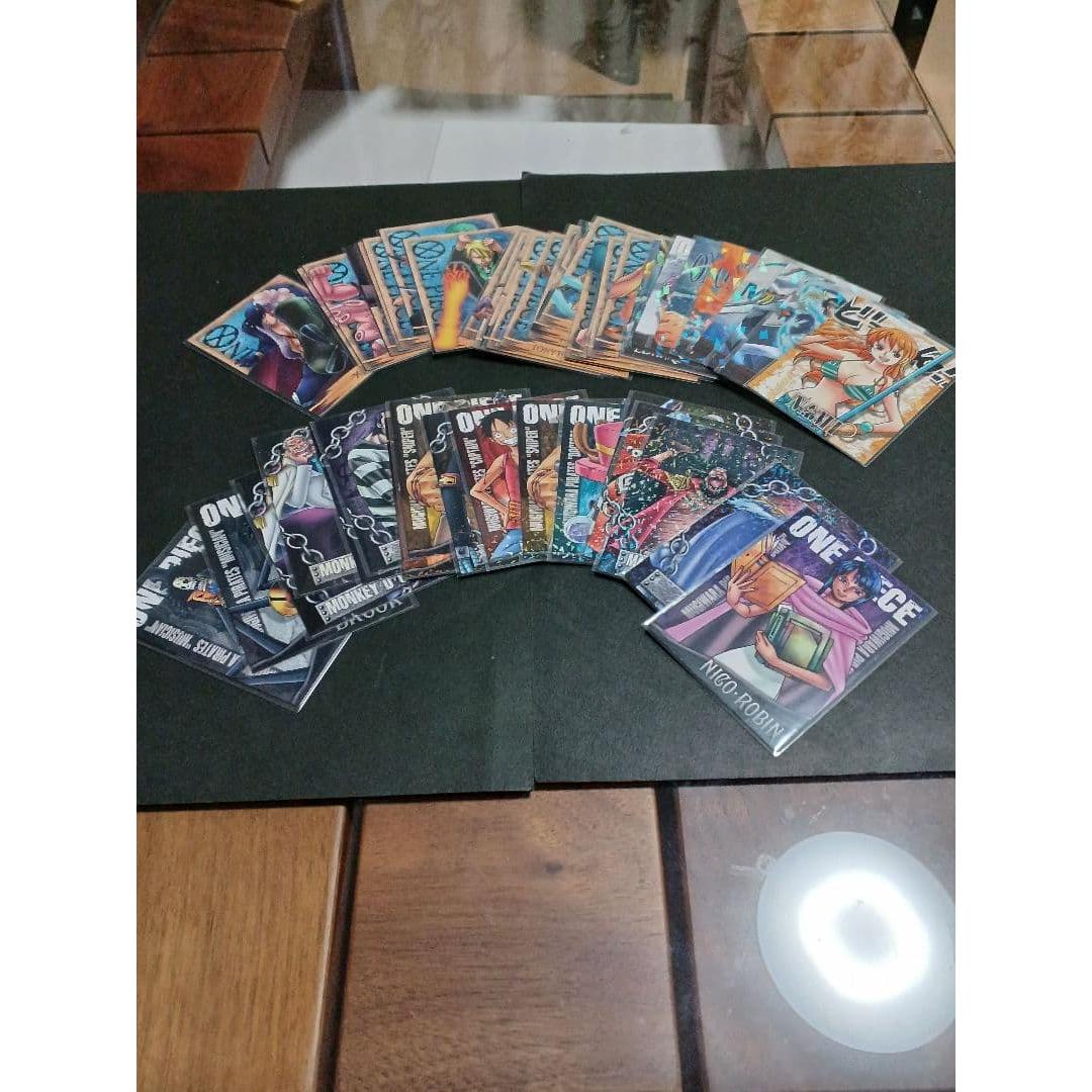 Использованные карты One Piece 46 штук