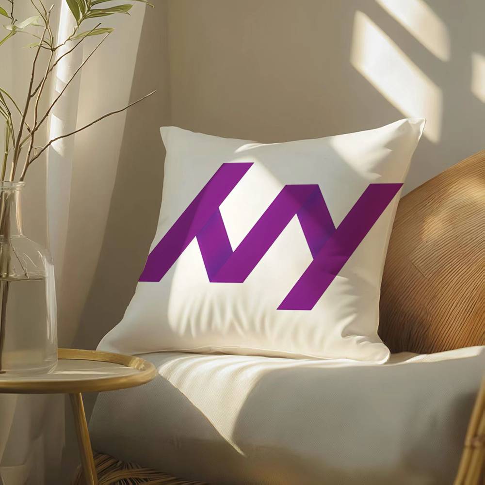 Logo Ivy Park-P Pillow Case Silky elegant Comfort Sofa Bed  Invisible zipper Beach pillowcase 12x12Inch