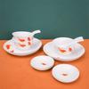 Mici Ceramic Lotus Fish 32-Piece Dinnerware Set