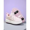 Children's shoes Girls' double-wheel pulley shoes Wheeled adult skates trend slips away