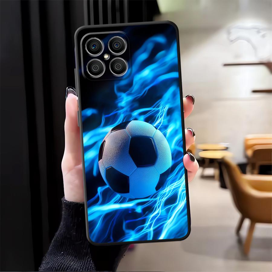 

Case for Honor 200 400 Lite X5b Magic5Lite X9a 70 X7 90 X6 8X X8 Funda Phone Cover Football HONOR X9C