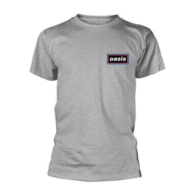 T-shirt Grigia Oasis 'Lines' - NUOVA