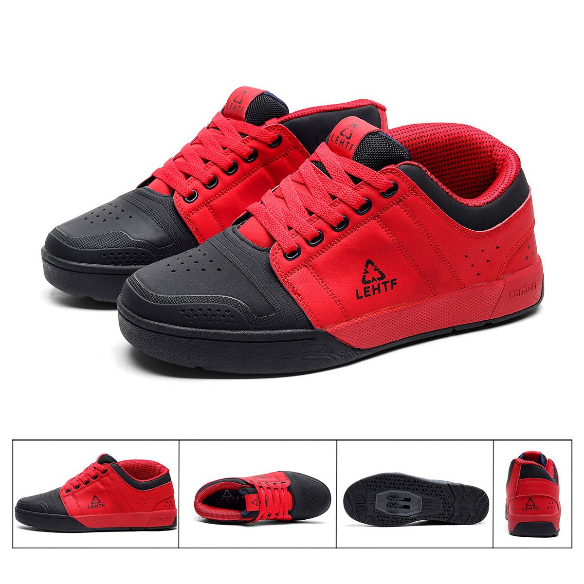 

Велотуфли Мужские профессиональные туфли с замком Обувь для горного велосипеда Обувь с замком для шоссейного велосипеда Жесткая подошва Пуловые туфли для спиннинга 39 красный