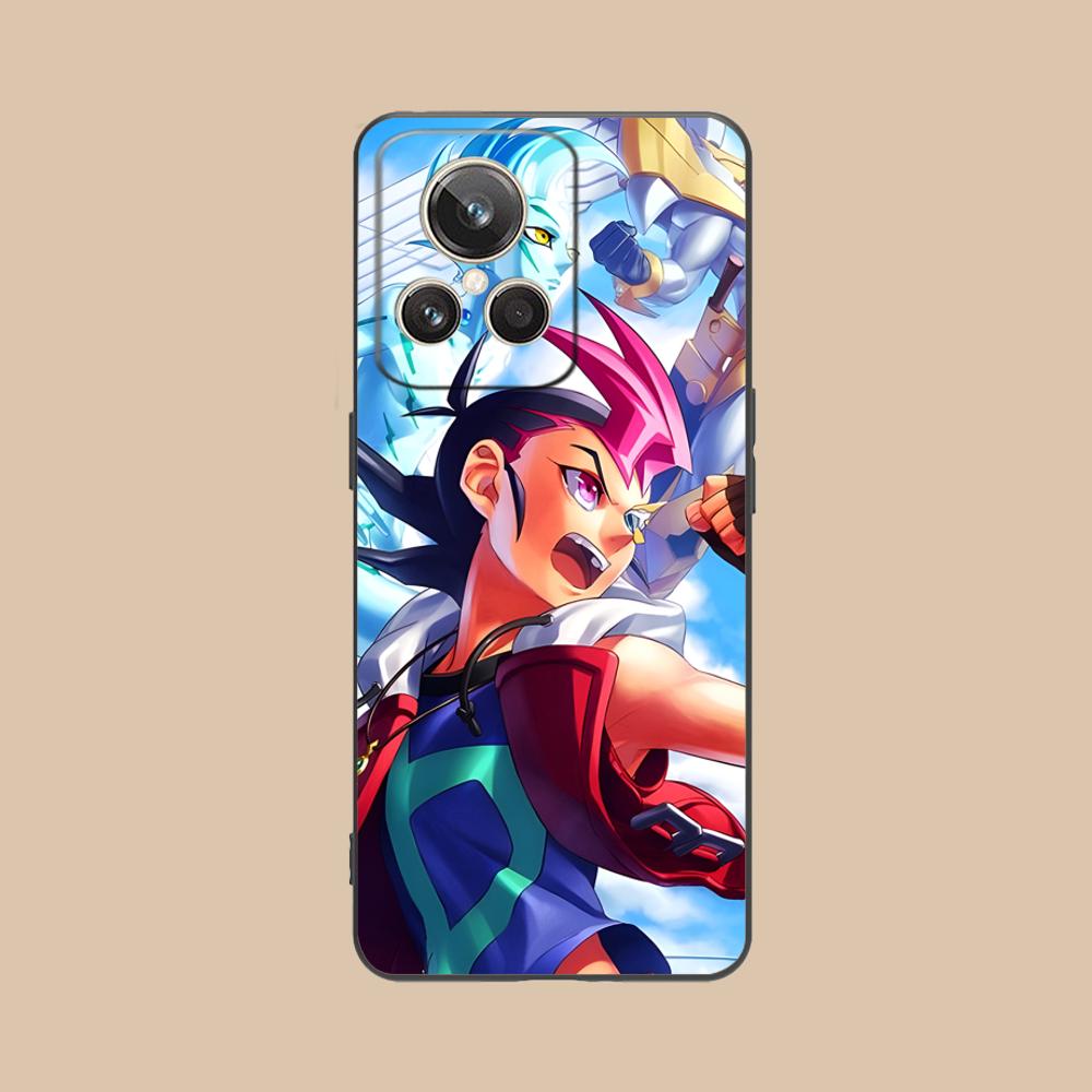 Yugioh Yuma Tsukumo Mobile Phone Case for Realme 15 14 13 12 11 10 9 Pro Plus T i Lite 5G Colorful Printing Cover Cover Luxury